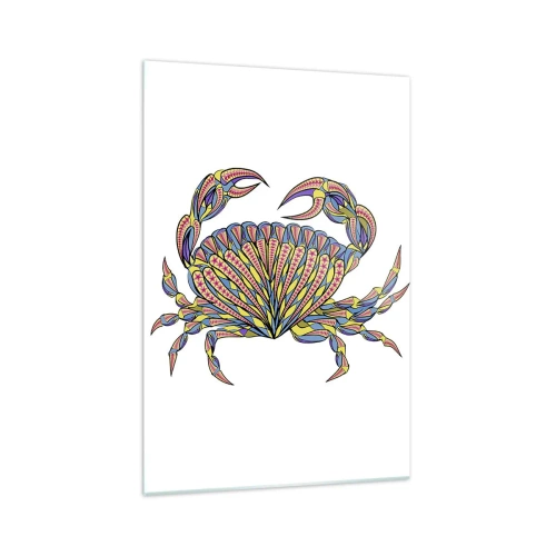 Glastavla - Bild på glas - Havssmycken - 70x100 cm