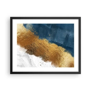 Affisch i svart ram - Sommarens färger - 50x40 cm