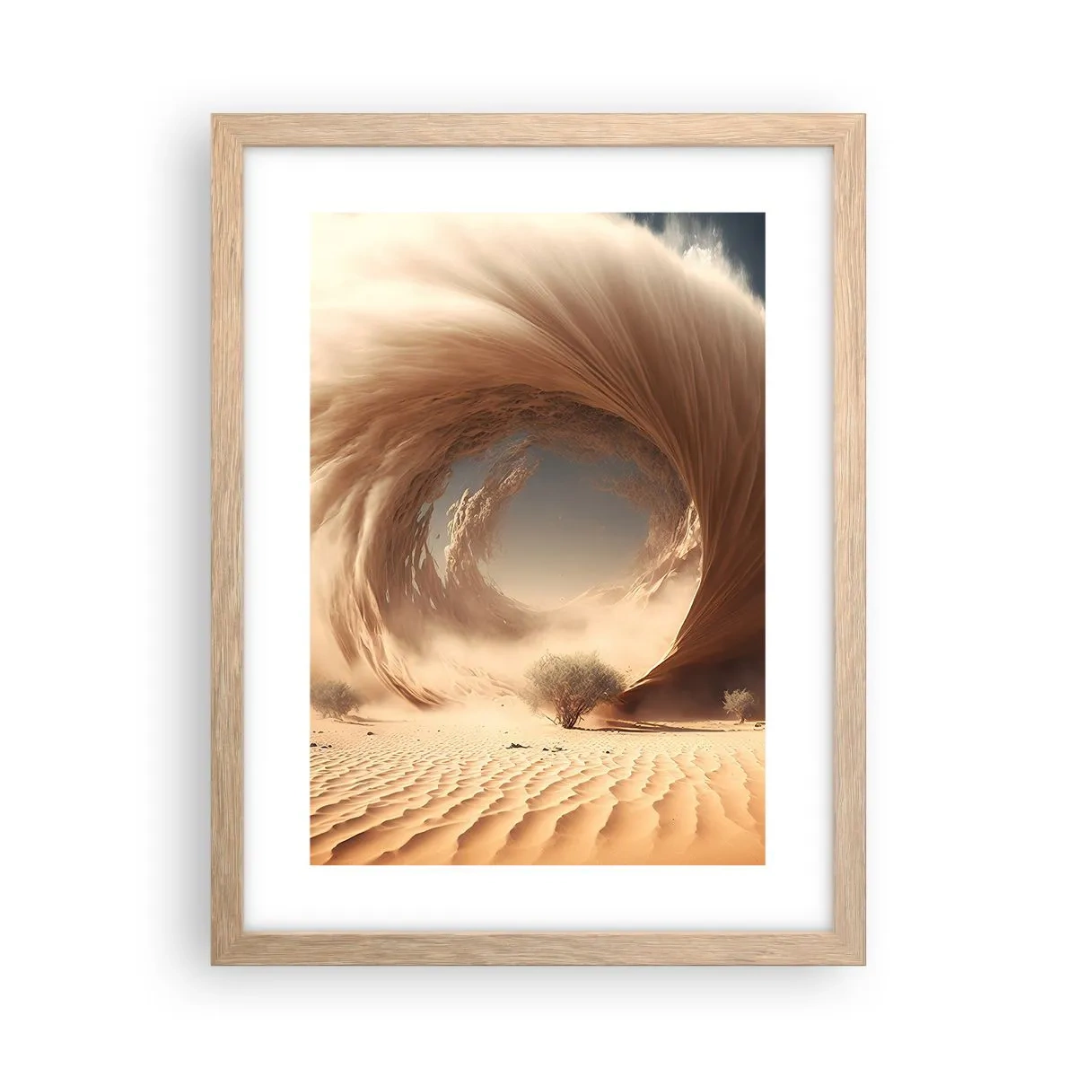 Affisch i ram av ljusek - Öppen portal - 30x40 cm