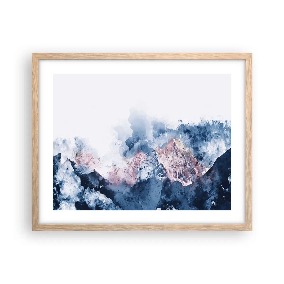 Affisch i ram av ljusek - Det är toppen! - 50x40 cm