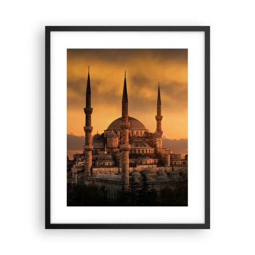 Affisch i svart ram - Gud är stor - 40x50 cm