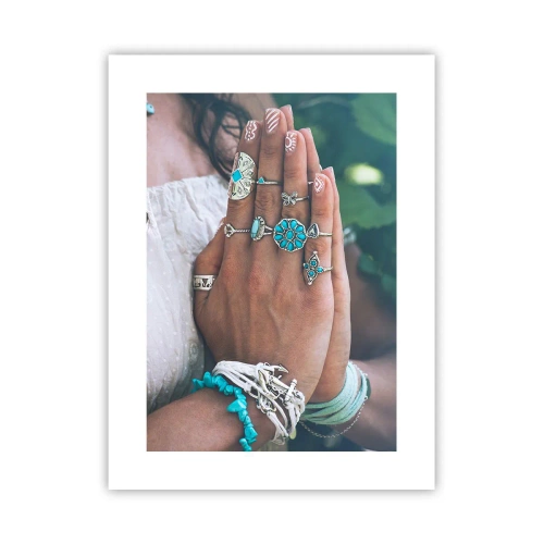 Affisch - Välkommen till existensens centrum - 30x40 cm