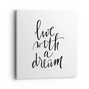 Canvastavla - Bild på duk - Of course - 40x40 cm