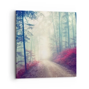 Canvastavla - Bild på duk - Det är bra att gå upp tidigt - 70x70 cm