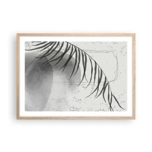 Affisch i ram av ljusek - Den subtila exotismen i naturen - 70x50 cm