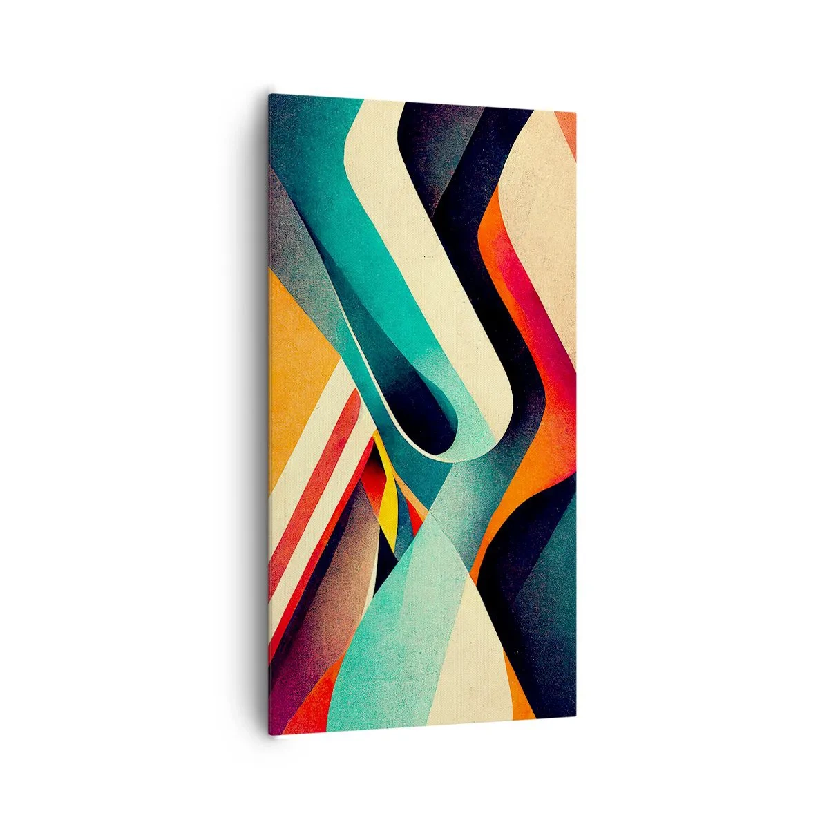 Canvastavla - Bild på duk - Intensiv komposition - 65x120 cm