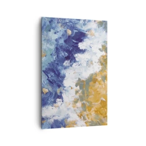 Canvastavla - Bild på duk - Elementens dans - 80x120 cm