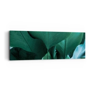 Canvastavla - Bild på duk - Vända mot ljuset - 90x30 cm