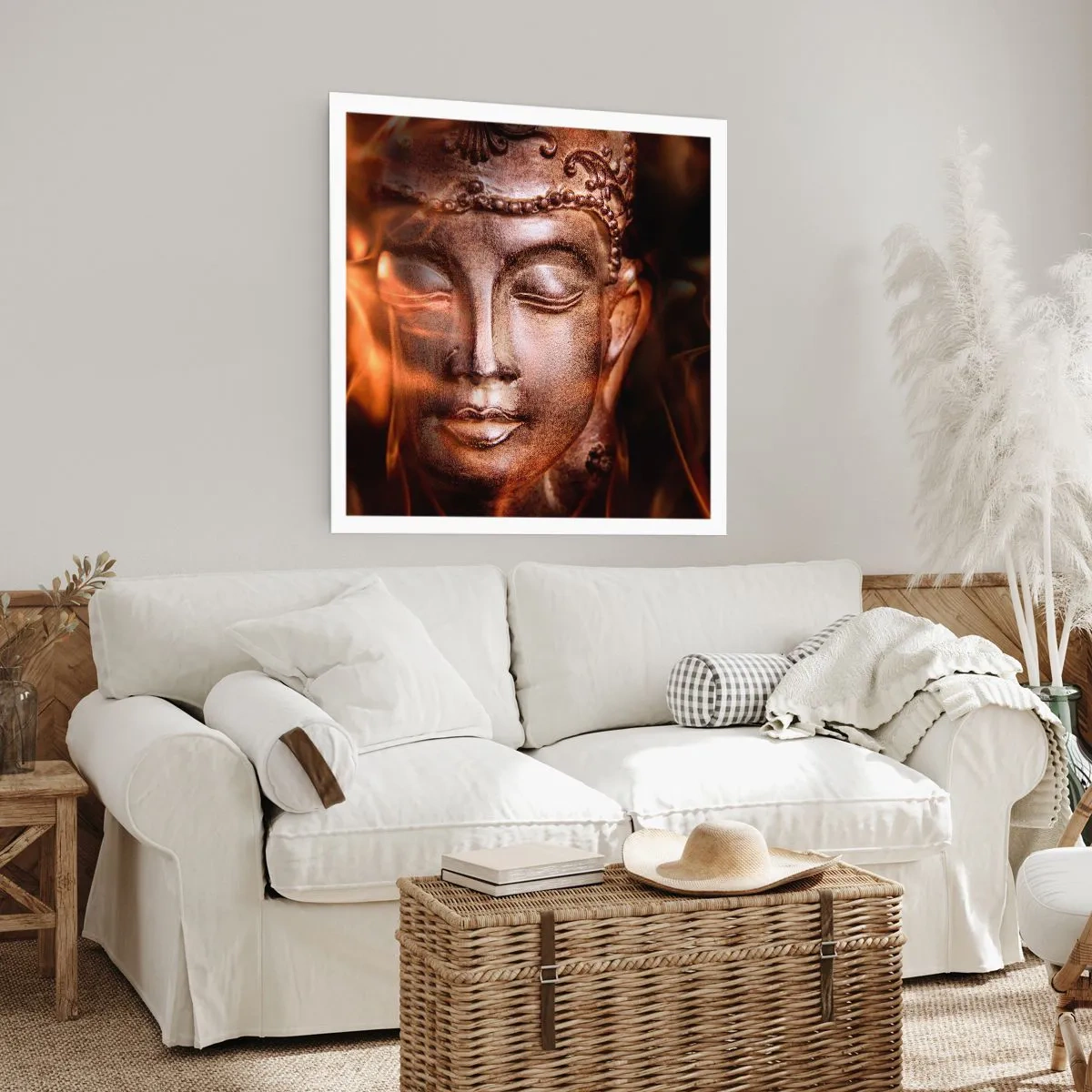 Affisch - Det finns bara här och nu - 30x30 cm