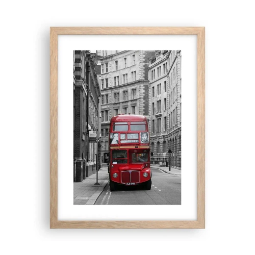 Affisch i ram av ljusek - Vardagen behöver inte vara grå - 30x40 cm