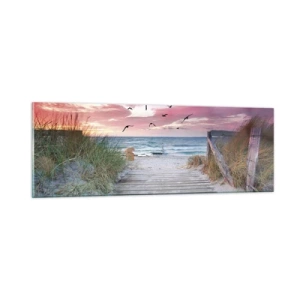 Glastavla - Bild på glas - Östersjöimpression - 90x30 cm