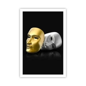 Affisch - Livet är teater - 61x91 cm