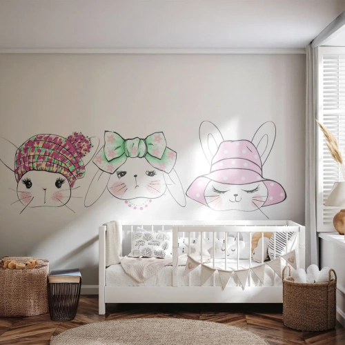 Självhäftande Fototapet Deluxe Sticker - Fundersam, ledsen, glad - För barn, Grafik, Illustration - 250x175 cm