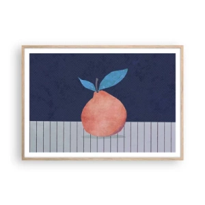 Affisch i ram av ljusek - Konvexitet och planhet - 100x70 cm