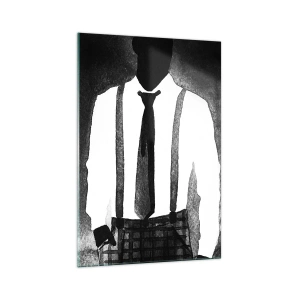 Glastavla - Bild på glas - Noir stämning - 70x100 cm