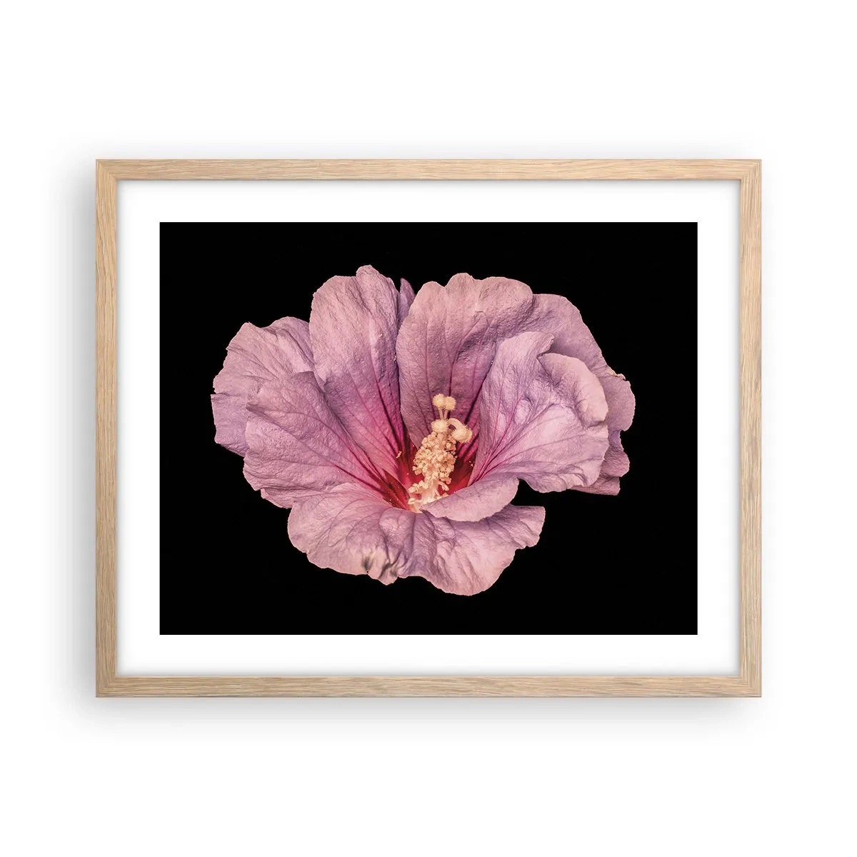 Affisch i ram av ljusek - Rakt till hjärtat - 50x40 cm