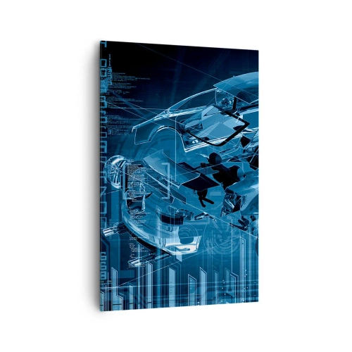 Canvastavla - Bild på duk - Ingenjörsanatomi - 80x120 cm