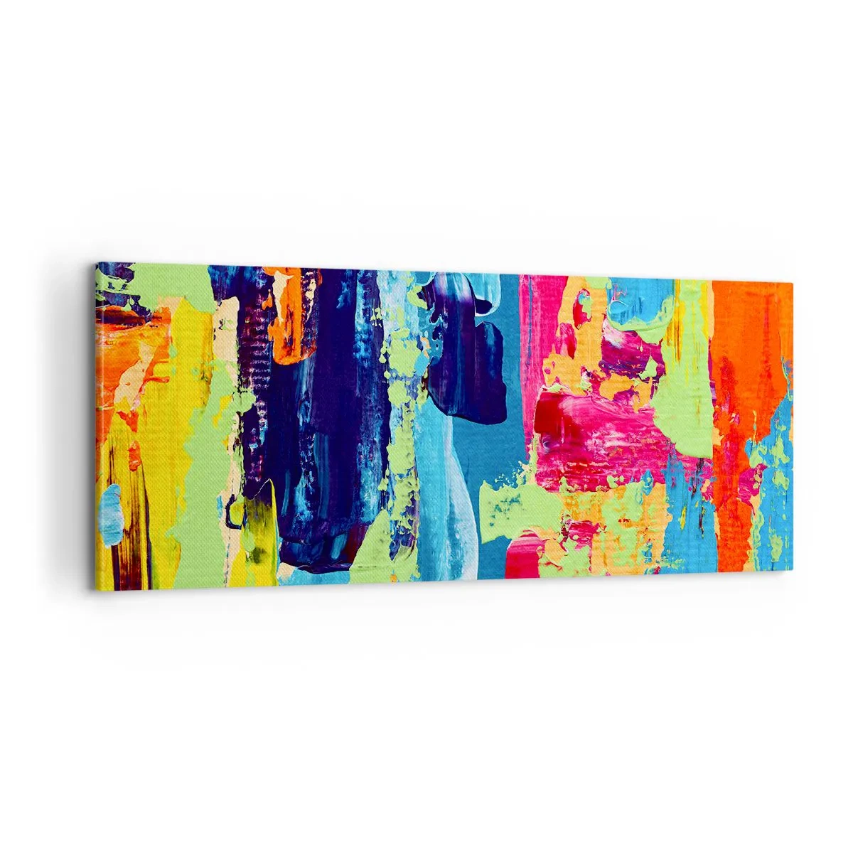 Canvastavla - Bild på duk - Livet är skönt! - 100x40 cm