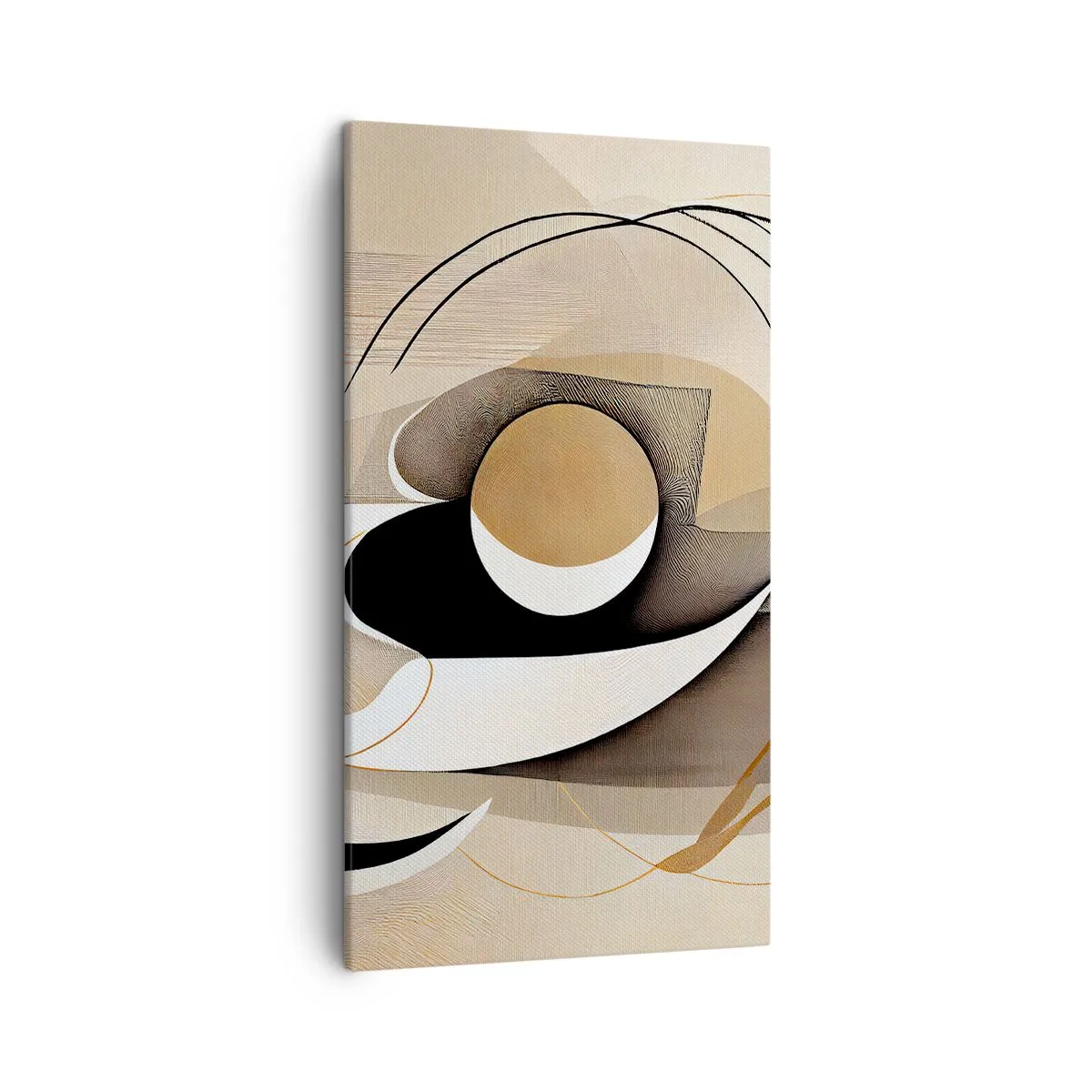 Canvastavla - Bild på duk - Komposition: essensen av saker och ting - 45x80 cm