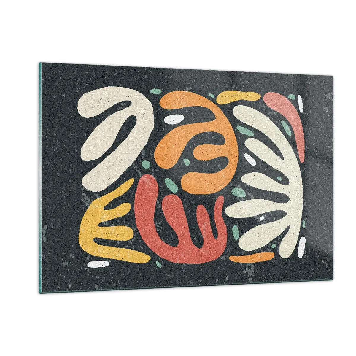 Glastavla - Bild på glas - Komposition - Jag tar snart tag i dig - 120x80 cm