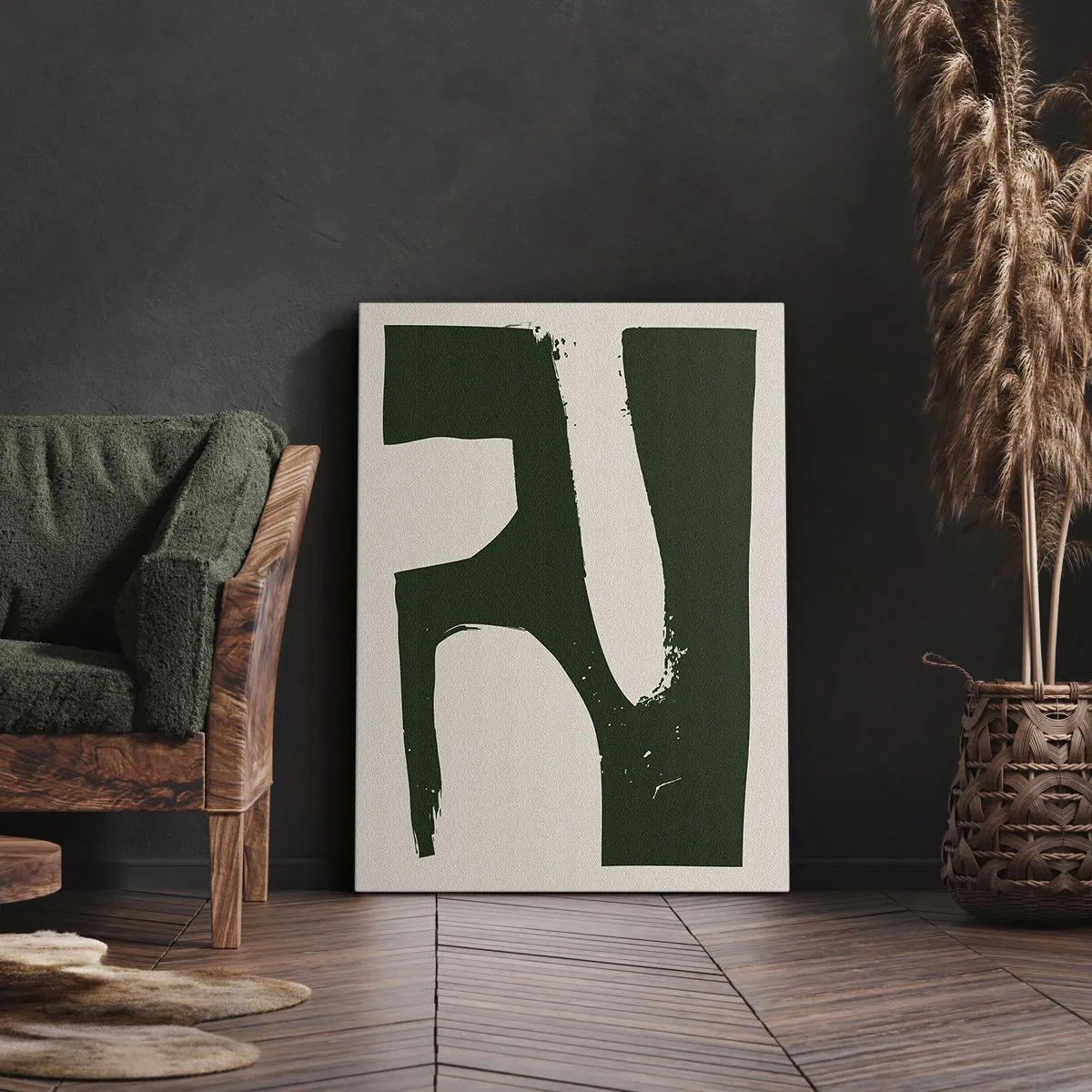 Canvastavla - Bild på duk - Vikar av vitt - 80x120 cm