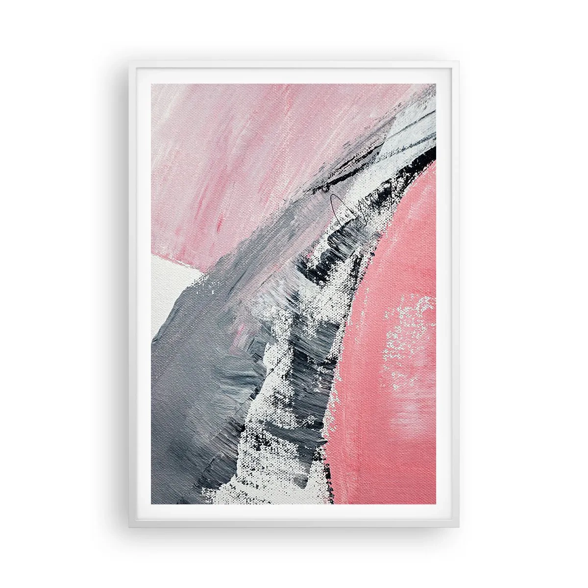 Affisch i vit ram - Anpassad komposition - 70x100 cm