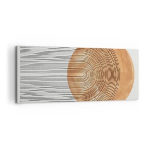 Canvastavla - Bild på duk - En solig komposition - 100x40 cm