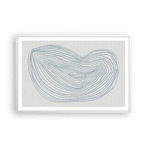 Affisch i vit ram - Droppens leende - 91x61 cm