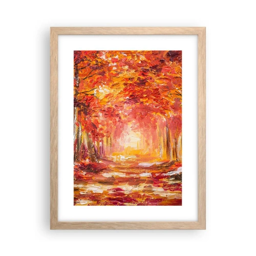 Affisch i ram av ljusek - Kopparskog - 30x40 cm