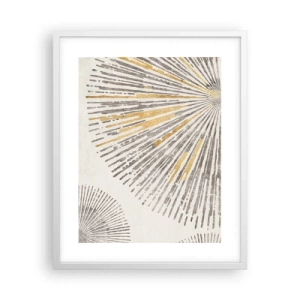 Affisch i vit ram - Radiens skönhet - 40x50 cm