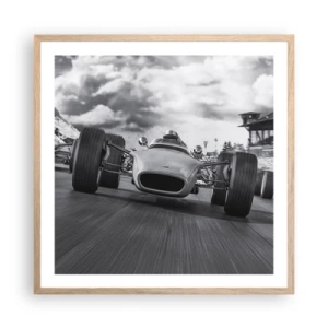 Affisch i ram av ljusek - Kraften finns! - 60x60 cm