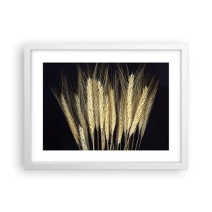 Affisch i vit ram - Rustik magi - 40x30 cm