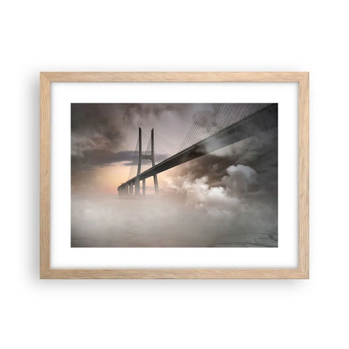 Affisch i ram av ljusek - Vid en flod som inte finns  - 40x30 cm