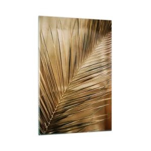 Glastavla - Bild på glas - Naturlig pelargång - 80x120 cm