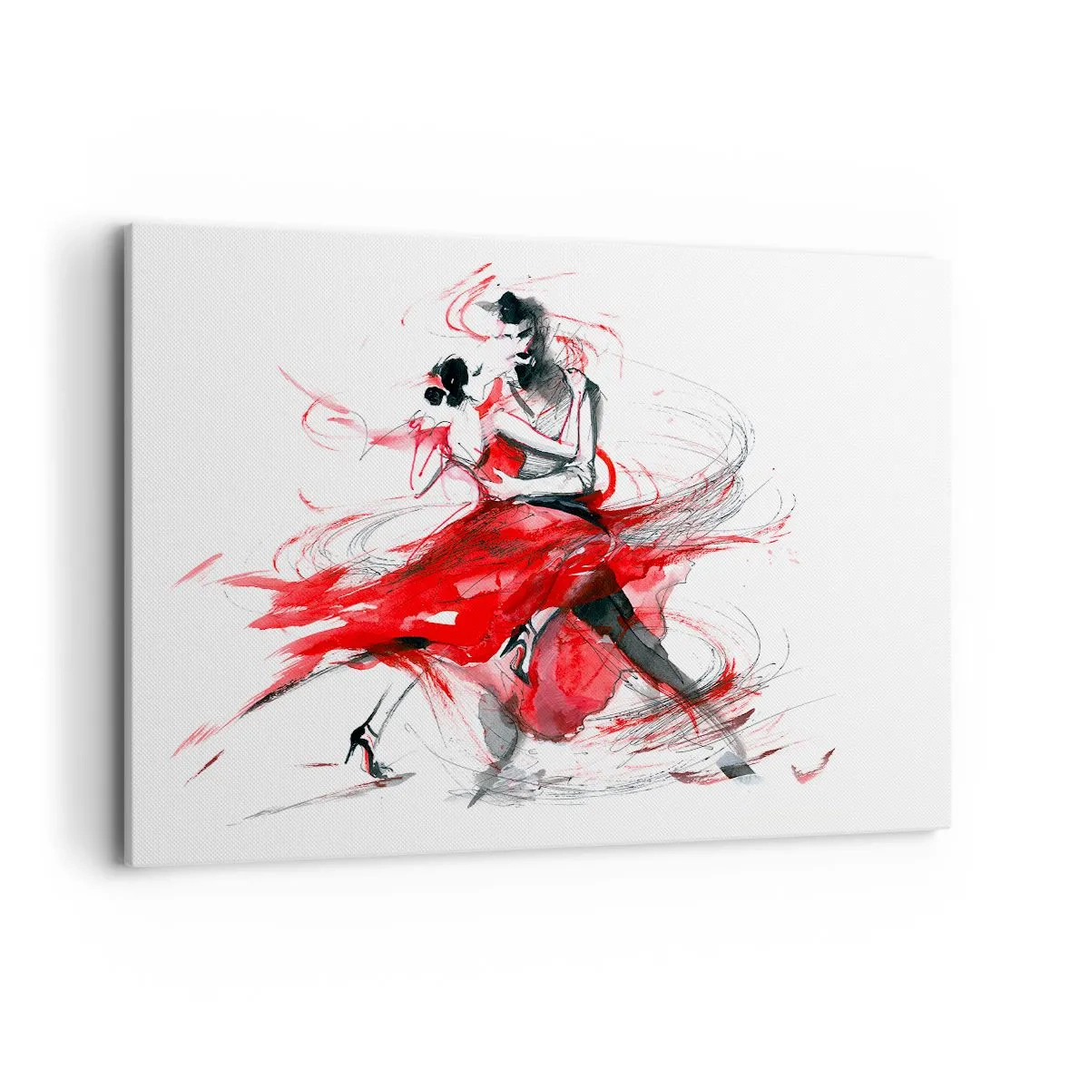 Canvastavla - Bild på duk - Tango - passionens rytm - 120x80 cm