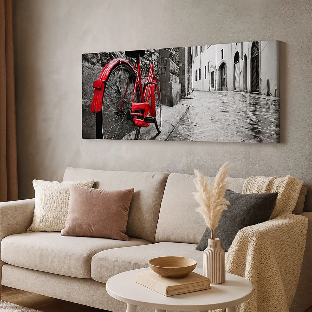 Canvastavla - Bild på duk - Den riktiga skönheten åldras inte - 100x40 cm