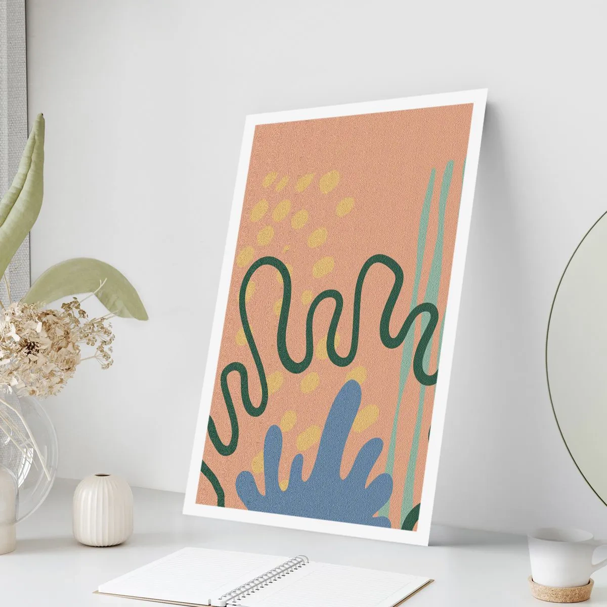 Affisch - Abstraktion: naturens mångfald - 70x100 cm