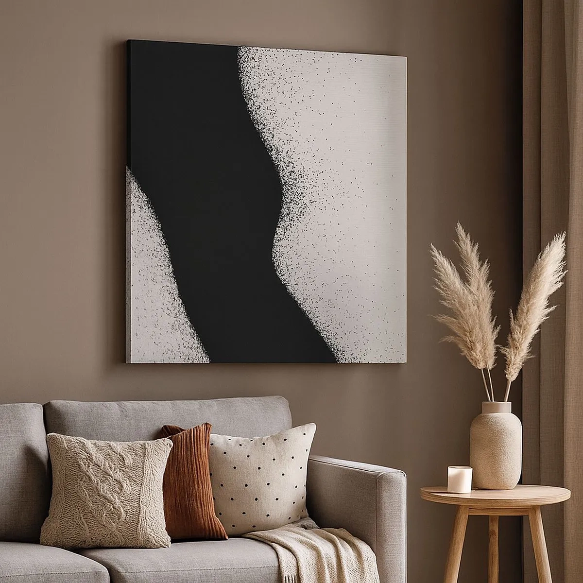 Canvastavla - Bild på duk - Flytande balans - 30x30 cm