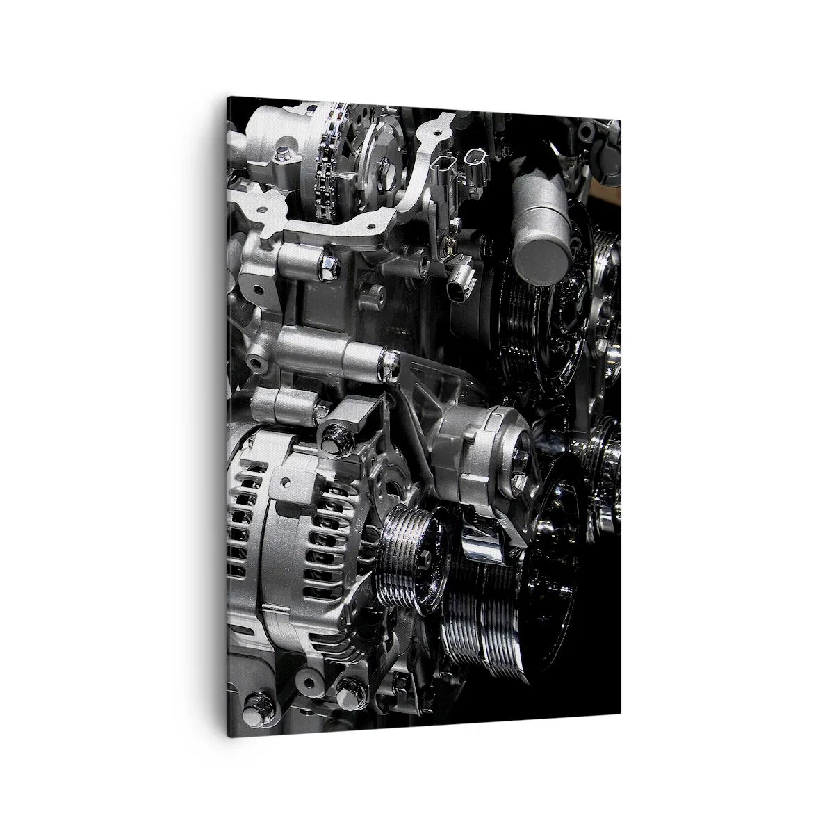 Canvastavla - Bild på duk - Stål, vacker, stark - 70x100 cm