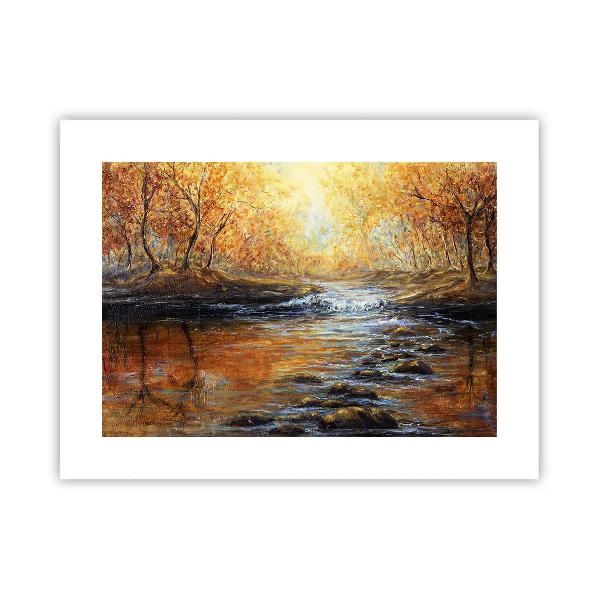 Affisch - Gyllene bäck - 40x30 cm