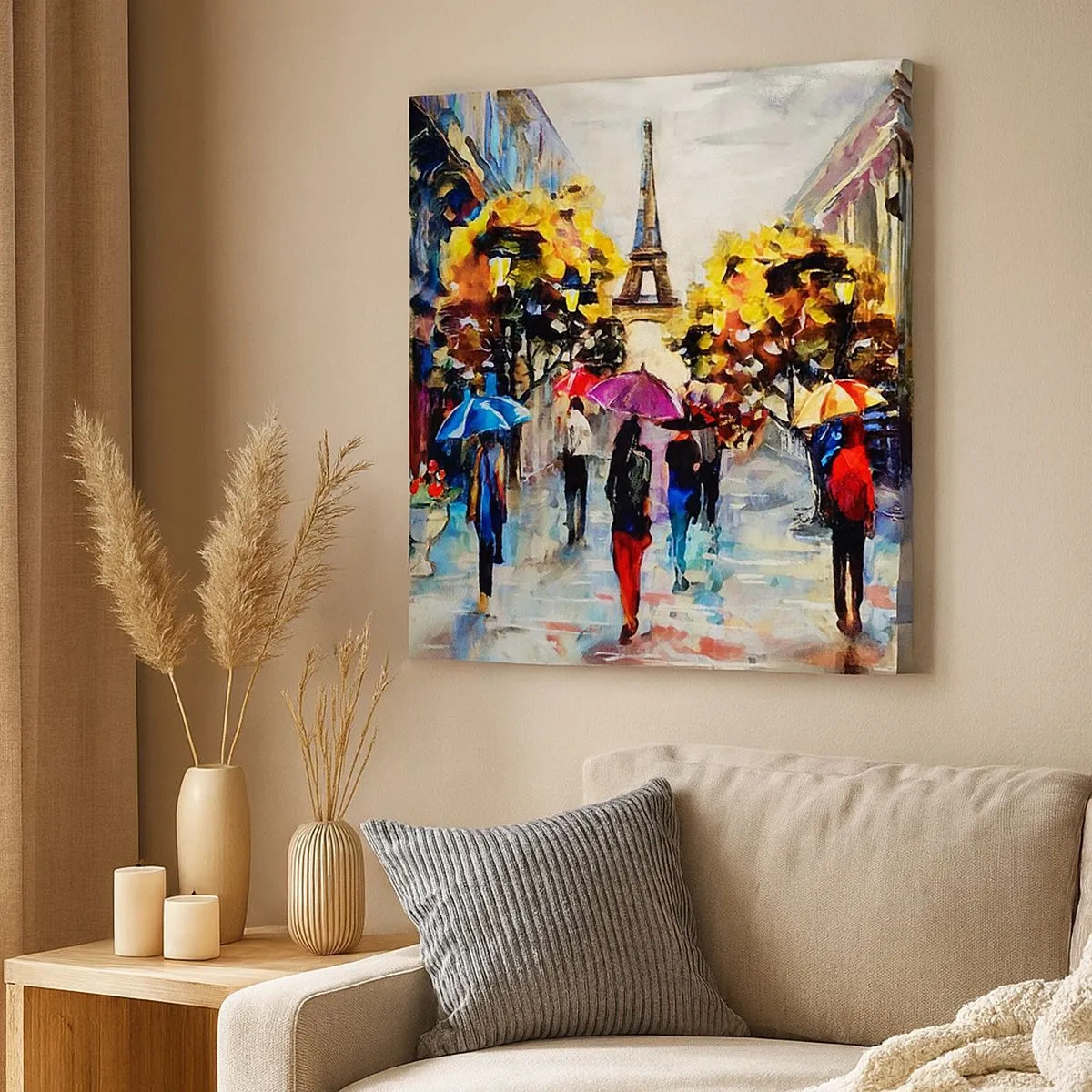 Canvastavla - Bild på duk - Särskilt vacker på hösten - 30x30 cm