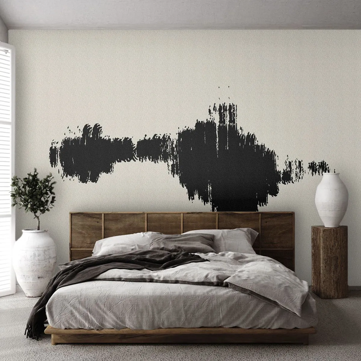 Fototapet Premium Canvas - Fantasins vibrationer - Samtida, Abstraktion, skandinavisk - 350x256 cm