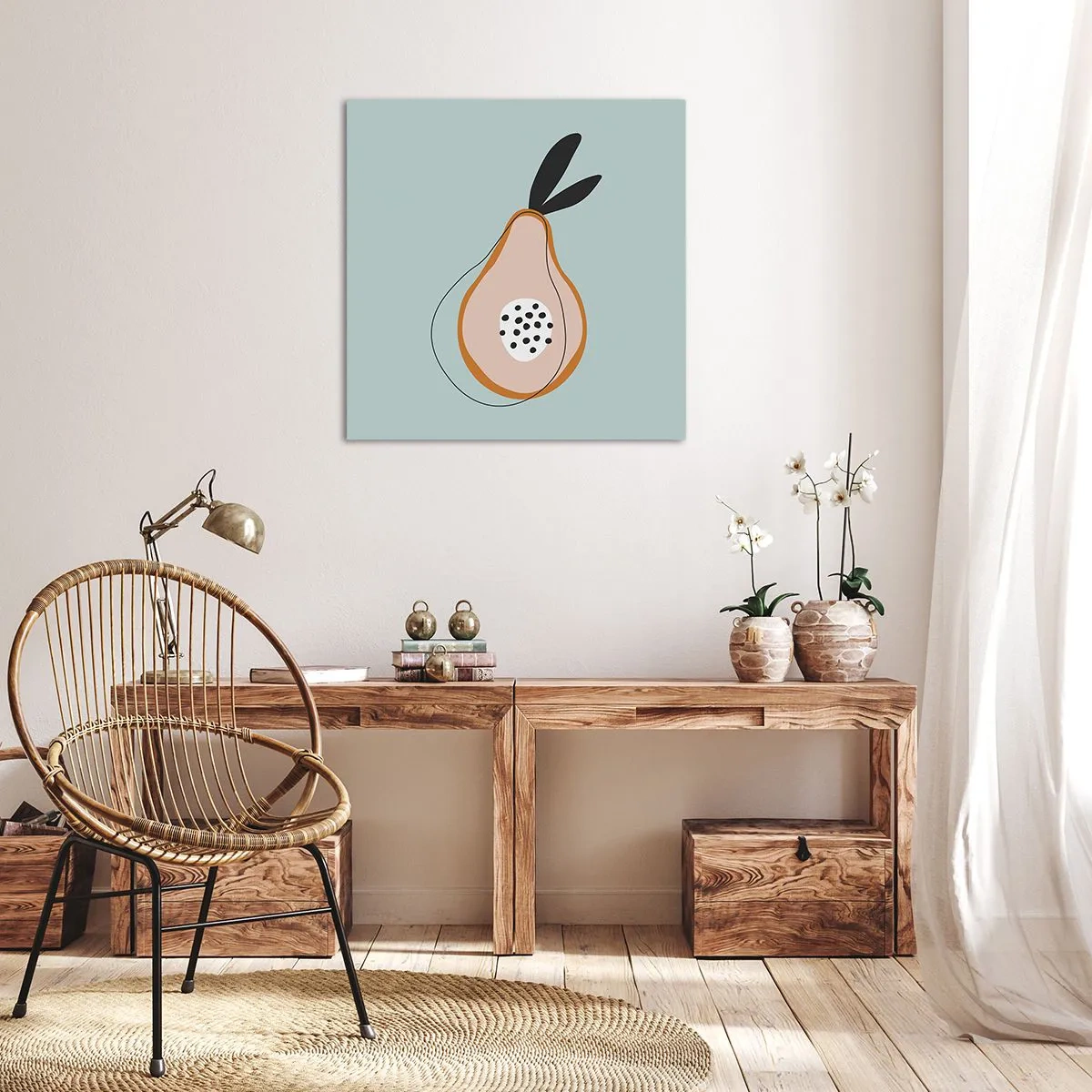 Canvastavla - Bild på duk - Att tränga in i sakens natur - 70x70 cm