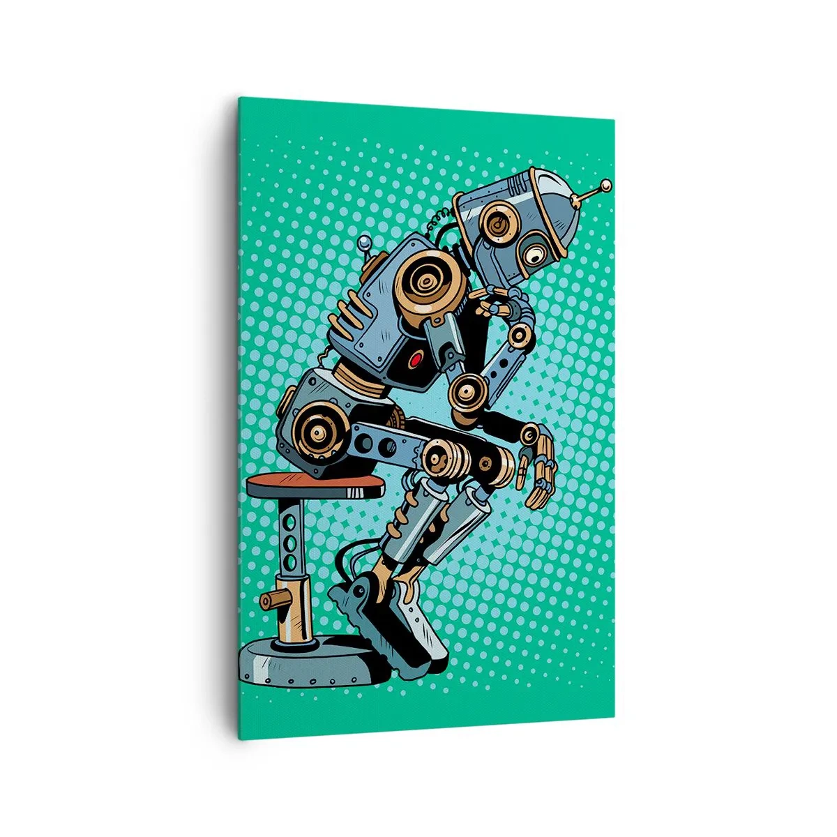 Canvastavla - Bild på duk - Över existensens mening - 80x120 cm