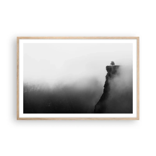 Affisch i ram av ljusek - På världens gräns - 91x61 cm