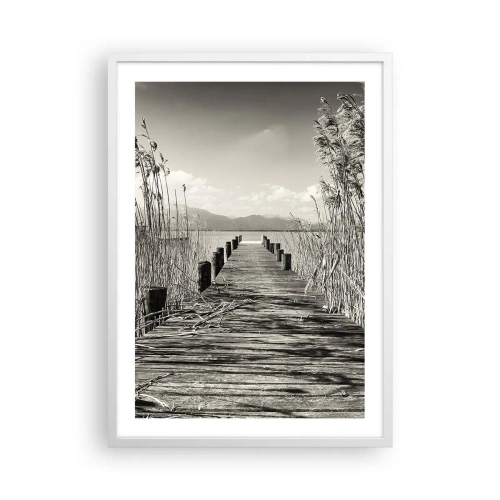 Affisch i vit ram - I gräsets fristad - 50x70 cm