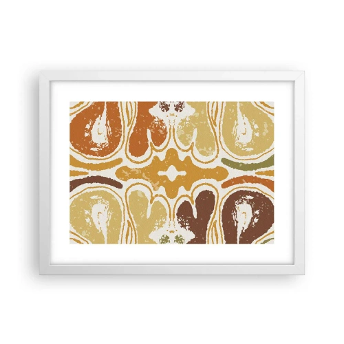 Affisch i vit ram - Sentimental abstraktion - 40x30 cm