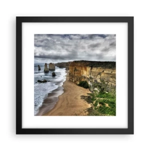 Affisch i svart ram - Rå skönhet - 30x30 cm