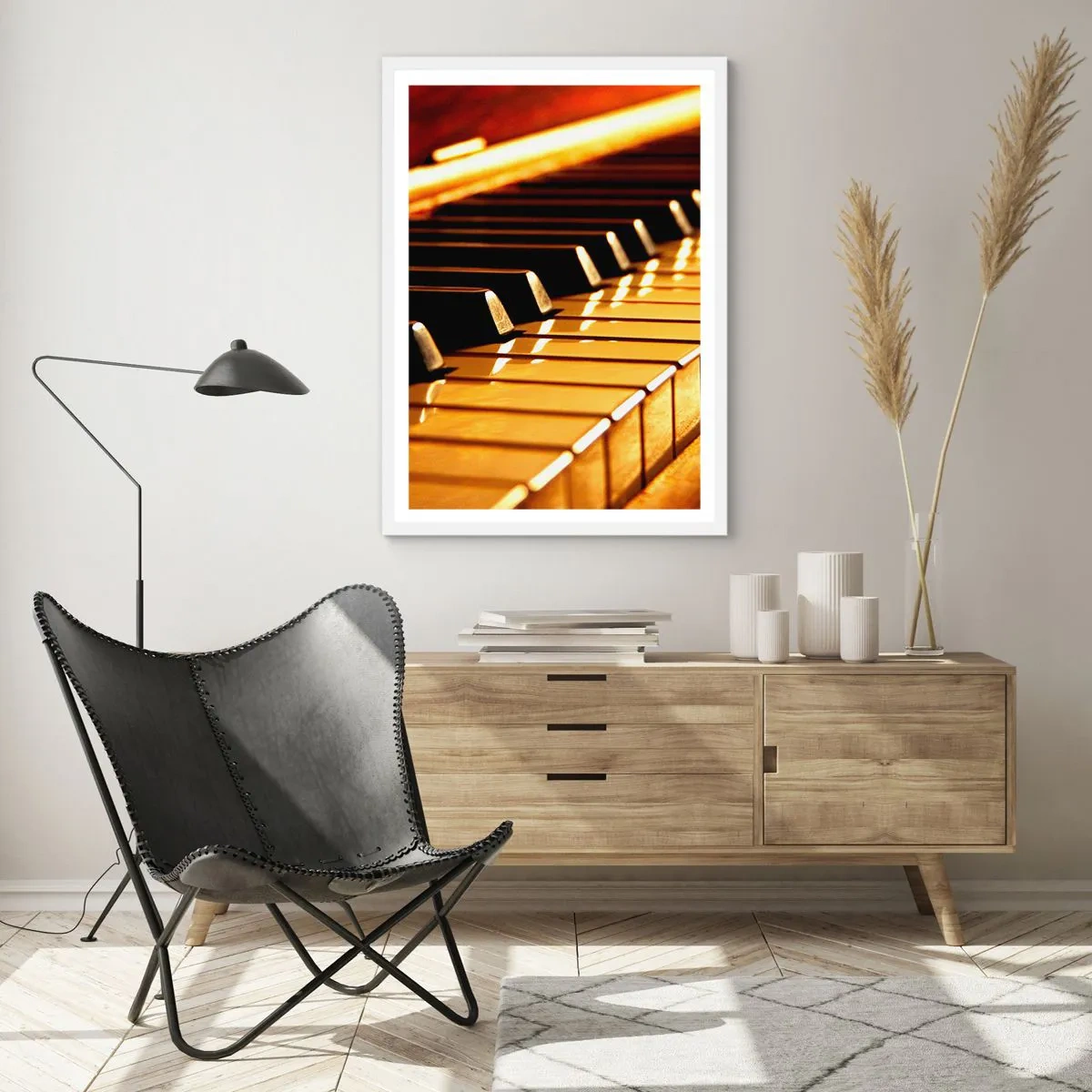 Affisch i vit ram - Obegränsade möjligheter - 40x50 cm