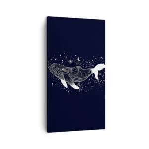 Canvastavla - Bild på duk - I universumets hav - 45x80 cm